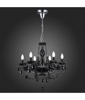 SL642.403.06 Люстра подвесная ST-Luce Черный, Хром/Черный E14 6*40W ODILIA-foto7