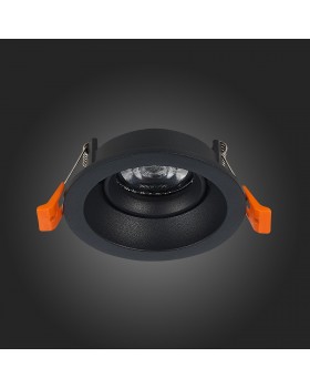 ST208.408.01 Св-к встр. Мат. черный GU10 1*50W D94xH40 220V Без ламп MISURA-foto8