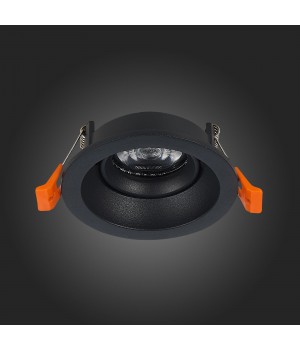 ST208.408.01 Св-к встр. Мат. черный GU10 1*50W D94xH40 220V Без ламп MISURA-foto8