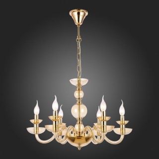 SL1758.203.06 Люстра подвесная ST-Luce Золотистый, Шампань E14 6*40W CENELA-foto5