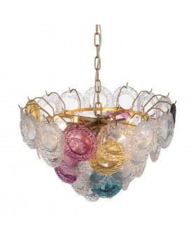 SL420.203.11 Люстра подвесная ST-Luce Золотистый/Разноцветный E14 11*40W CONELI-foto2