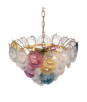 SL420.203.11 Люстра подвесная ST-Luce Золотистый/Разноцветный E14 11*40W CONELI-foto2