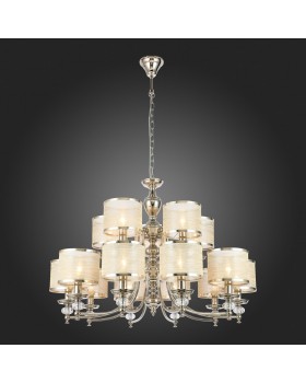 SL1750.103.15 Люстра подвесная ST-Luce Никель/Золотистый E14 15*40W CORESIA-foto5