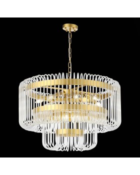 SL1228.203.12 Люстра подвесная ST-Luce Золотистый/Прозрачный E14 12*40W GROSSETO-foto9