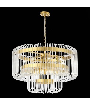 SL1228.203.12 Люстра подвесная ST-Luce Золотистый/Прозрачный E14 12*40W GROSSETO-foto9