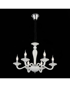 SL1112.503.06 Люстра подвесная ST-Luce Хром, Белый/Белый E14 6*40W SERENATTA-foto11