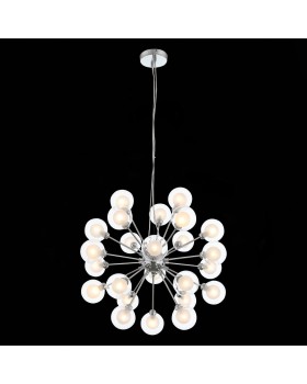 SL431.103.24 Люстра подвесная ST-Luce Хром/Прозрачный, Белый G9 24*28W DUALITA-foto4