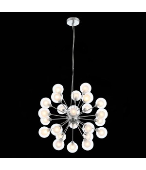 SL431.103.24 Люстра подвесная ST-Luce Хром/Прозрачный, Белый G9 24*28W DUALITA-foto4