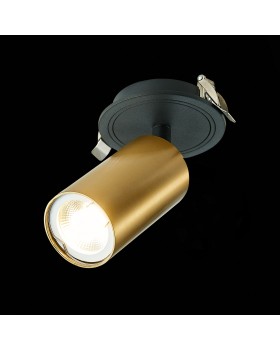 ST303.208.01 Св-к встр. Золотистый GU10 1*50W IP20 D90xH175 220V Без ламп ST303-foto4