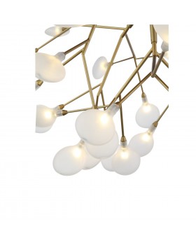 SL411.223.45 Люстра подвесная ST-Luce Золотистый/Белый G4 45*1,5W RICCARDO-foto3