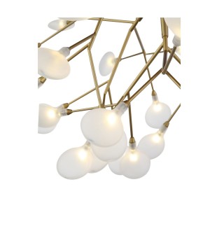 SL411.223.45 Люстра подвесная ST-Luce Золотистый/Белый G4 45*1,5W RICCARDO-foto3