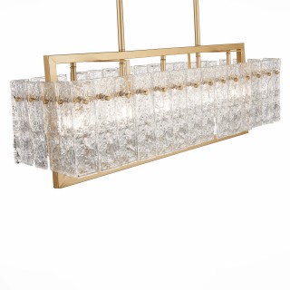 SL1632.203.05 Люстра подвесная ST-Luce Шампань/Прозрачный E14 5*60W MIRA-foto4