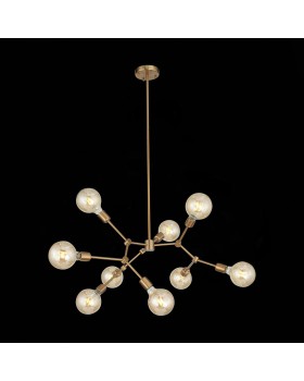 SL413.212.09 Люстра потолочная ST-Luce Латунь E27 9*40W TAVERE-foto10