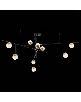 SL1507.422.09 Люстра потолочная ST-Luce Черный/Белый, Золотистый G9 9*5W 4000K ALBERO-foto5