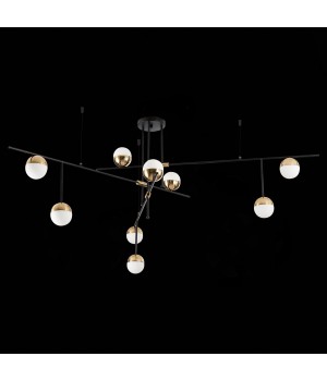 SL1507.422.09 Люстра потолочная ST-Luce Черный/Белый, Золотистый G9 9*5W 4000K ALBERO-foto5
