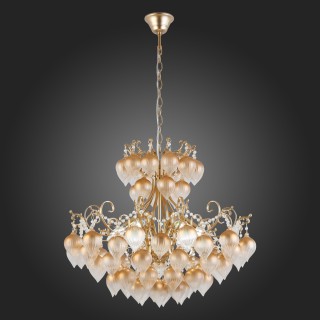 SL659.303.06 Люстра подвесная ST-Luce Золотистый/Золотистый E14 6*40W FRUTTI-foto7