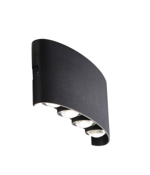 SL089.401.08 Светильник уличный настенный ST-Luce Черный кварцевый LED 8*1W 4000K BISELLO-foto2