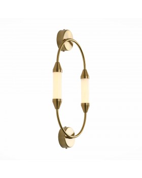 SL6004.301.02 Бра ST-Luce Латунь/Белый LED 2*4W 3000K OLBIA-foto3