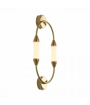 SL6004.301.02 Бра ST-Luce Латунь/Белый LED 2*4W 3000K OLBIA-foto3