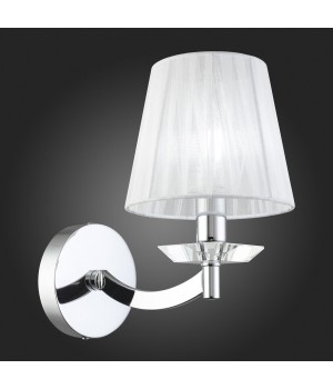 SL1756.101.01 Светильник настенный ST-Luce Хром/Светло-серый E14 1*40W BELLO-foto7