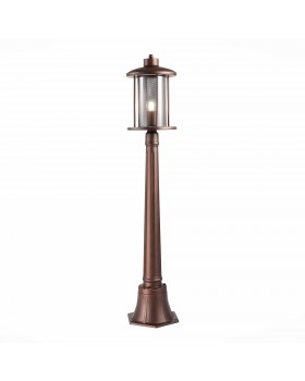 SL080.415.01 Светильник уличный наземный ST-Luce Темный кофе/Прозрачный, Темный кофе E27 1*60W LASTERO