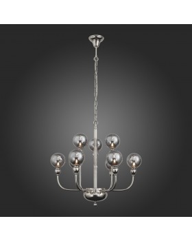 SL552.103.09 Люстра подвесная ST-Luce Никель/Дымчатый G9 9*5W FUNHI-foto5