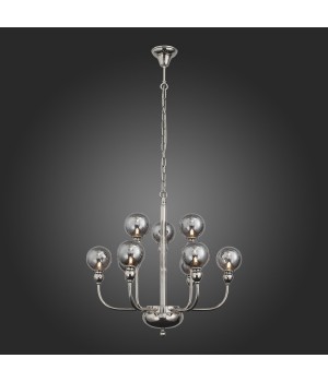 SL552.103.09 Люстра подвесная ST-Luce Никель/Дымчатый G9 9*5W FUNHI-foto5