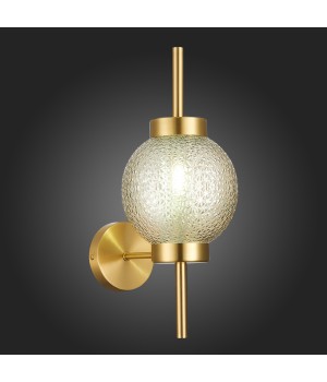 SL1155.301.01 Светильник настенный ST-Luce Латунь/Коньячный E14 1*40W MARENA-foto5