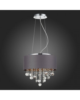 SL1350.703.04 Светильник подвесной ST-Luce Хром/Серый, Золотистый, Прозрачный E14 4*40W LACCHIA-foto4