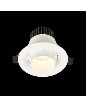 ST701.538.07 Св-к встр. Zoom Белый LED 1*7W 3000K 560Lm Ra 15°-60° IP20 D90xH65 170-240V ST701-foto5