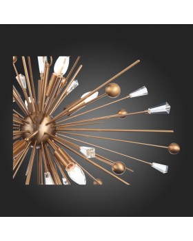 SLD011.303.08 Люстра подвесная ST-Luce Латунь, Прозрачный E14 8*40W RIVELLA-foto9