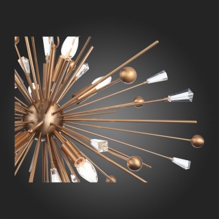 SLD011.303.08 Люстра подвесная ST-Luce Латунь, Прозрачный E14 8*40W RIVELLA-foto9