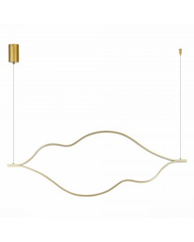 SL6106.203.65 Светильник подвесной ST-Luce Золотистый/Белый LED 1*65W 4000K Cortile-foto2