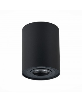 ST108.417.01 Светильник потолочный Мат. черный GU10 1*50W D98xH124 220V Без ламп TORUS-foto2