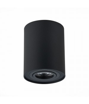 ST108.417.01 Светильник потолочный Мат. черный GU10 1*50W D98xH124 220V Без ламп TORUS-foto2