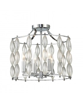 SL1140.102.06 Светильник потолочный ST-Luce Хром, Прозрачный/Прозрачный,Хром E14 6*40W SOGARTE-foto14