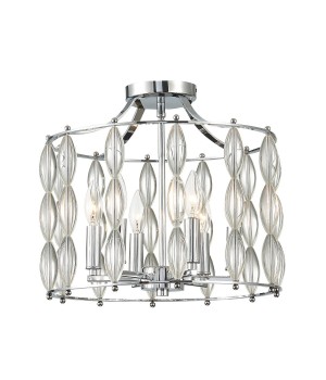 SL1140.102.06 Светильник потолочный ST-Luce Хром, Прозрачный/Прозрачный,Хром E14 6*40W SOGARTE-foto14