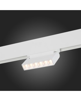 ST364.536.06 Магнитный трековый светильник белый LED 1*6W 3000K 532Lm Ra>80 36° IP20 L120xW22xH108 48V NANE-foto5