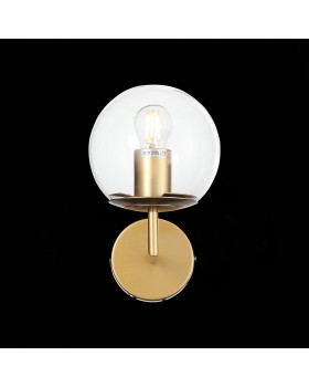 SL1150.201.01 Светильник настенный ST-Luce Матовое золото/Прозрачный E27 1*40W LIORA-foto6