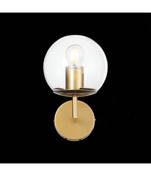 SL1150.201.01 Светильник настенный ST-Luce Матовое золото/Прозрачный E27 1*40W LIORA-foto6