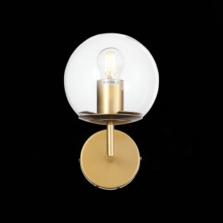 SL1150.201.01 Светильник настенный ST-Luce Матовое золото/Прозрачный E27 1*40W LIORA-foto6