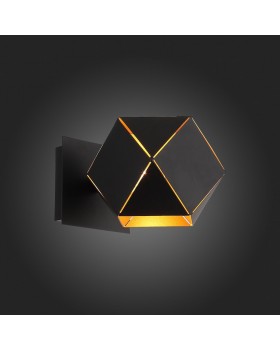 SL258.401.01 Бра ST-Luce Черный/Черный, Золото E14 1*40W ENIGMA-foto7