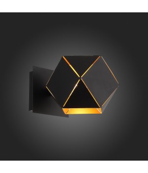 SL258.401.01 Бра ST-Luce Черный/Черный, Золото E14 1*40W ENIGMA-foto7