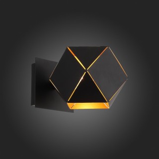 SL258.401.01 Бра ST-Luce Черный/Черный, Золото E14 1*40W ENIGMA-foto7