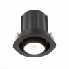 ST702.438.12 Св-к встр. Черный LED 1*12W 3000K 900Lm Ra80 24° IP20 D90xH92 180-240V ST702