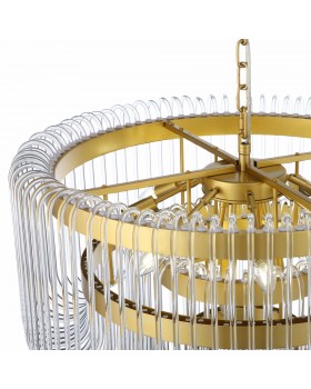 SL1228.203.12 Люстра подвесная ST-Luce Золотистый/Прозрачный E14 12*40W GROSSETO-foto5