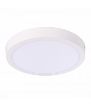 ST112.532.18 Светильник настенно-потолочный Белый LED 1*18W 3000K 1 225Lm Ra80 120° IP20 D210xH28 90-265V NUBES-foto2