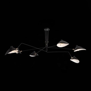 SL305.402.06 Люстра потолочная ST-Luce Черный/Черный, Белый E27 6*60W SPRUZZO-foto26