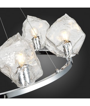 SL1175.103.06 Люстра подвесная ST-Luce хром/прозрачный E14 6*40W Portici-foto12