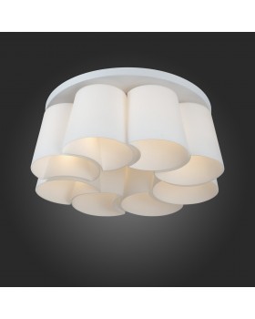 SL543.502.08 Люстра потолочная ST-Luce Серебристый/Белый E27 8*60W CHIELLO-foto3